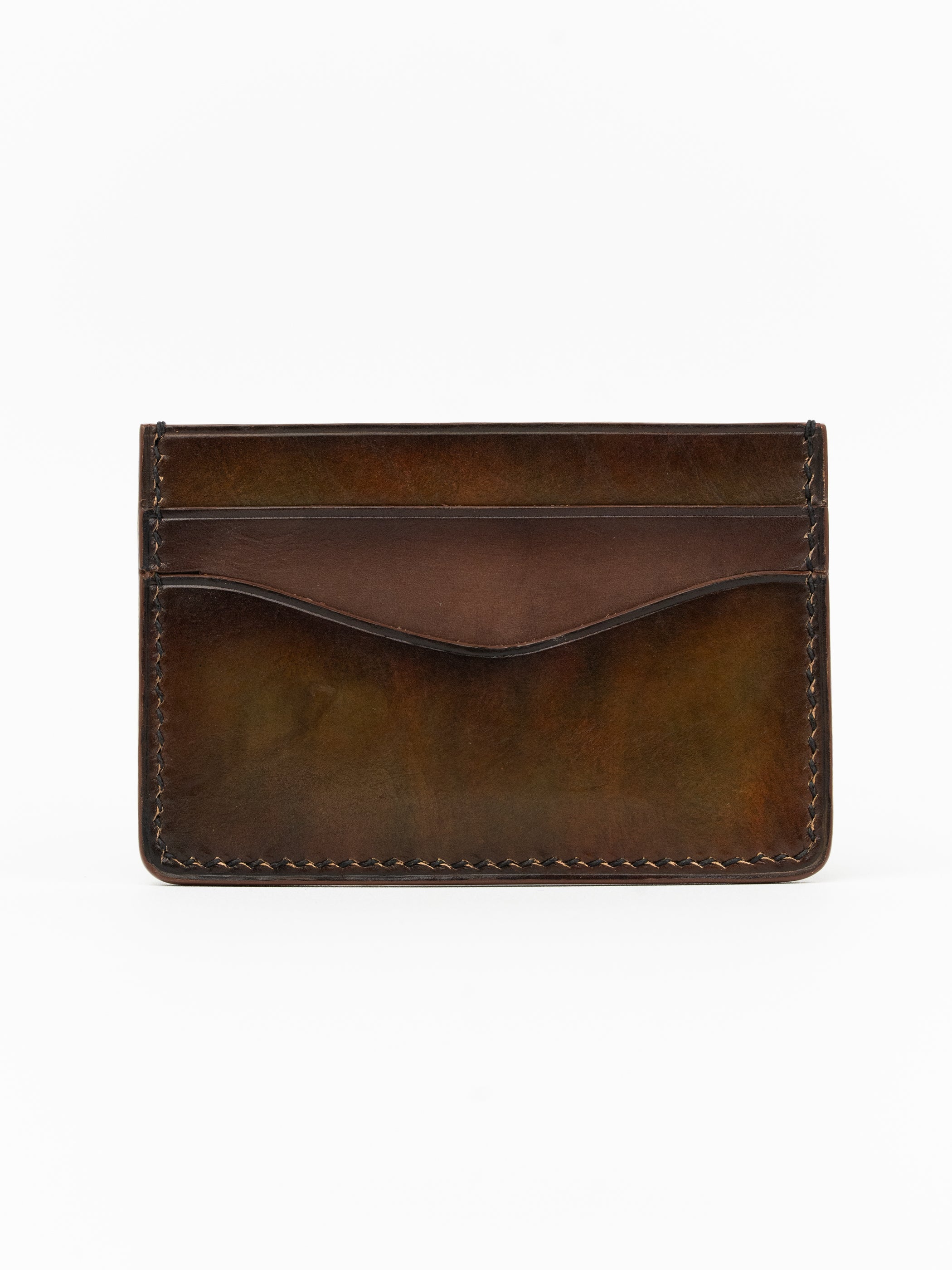 S Wallet Walnut / Moss