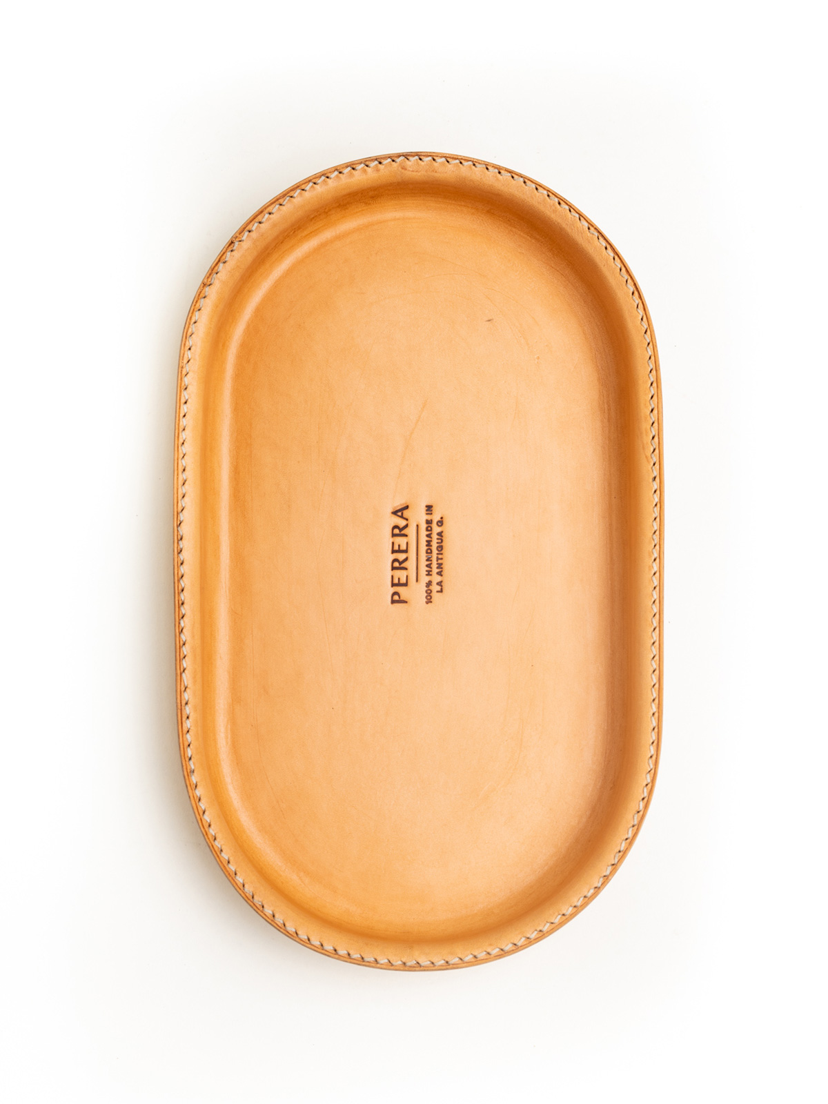 Leather Tray Natural - Perera Shoe Maker